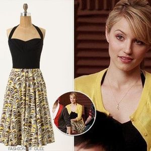 Gilrs from Savoy Memory of Feathers Dress 8 Black